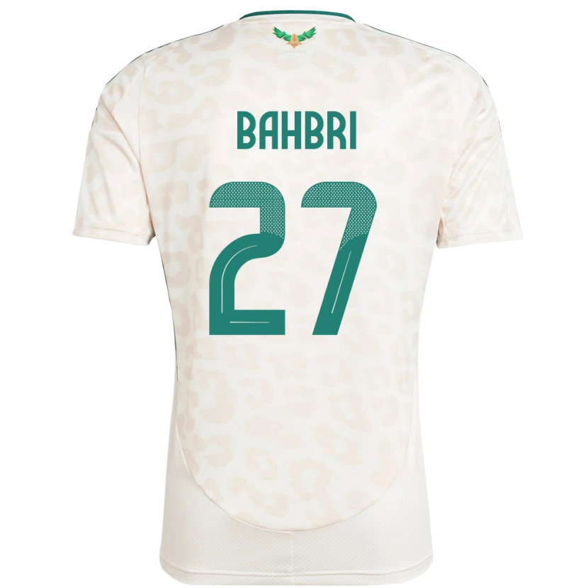 Danxen Donna Maglia Arabia Saudita Hatan Bahbri #27 Bianco Kit Gara Away 24-26 Maglietta