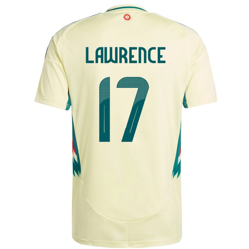 Danxen Donna Maglia Galles Nadia Lawrence #17 Beige Giallo Kit Gara Away 24-26 Maglietta