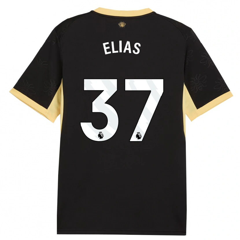 Danxen Donna Maglia Allan Andrade Elias #37 Giallo Nero Kit Gara Away 2026/27 Maglietta
