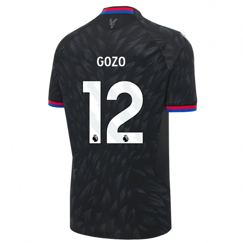 Danxen Donna Maglia Zavier Gozo #12 Nero Blu Rosso Kit Gara Away 2026/27 Maglietta