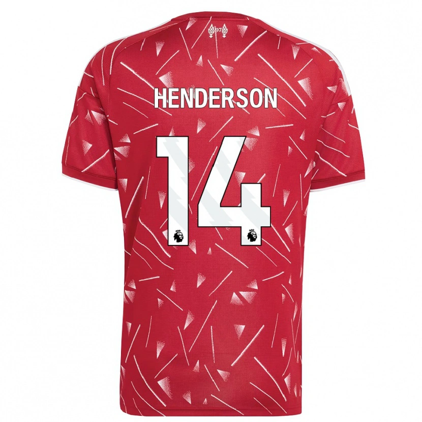 Danxen Donna Maglia Henderson #14 Bianco Rosso Kit Gara Home 2026/27 Maglietta