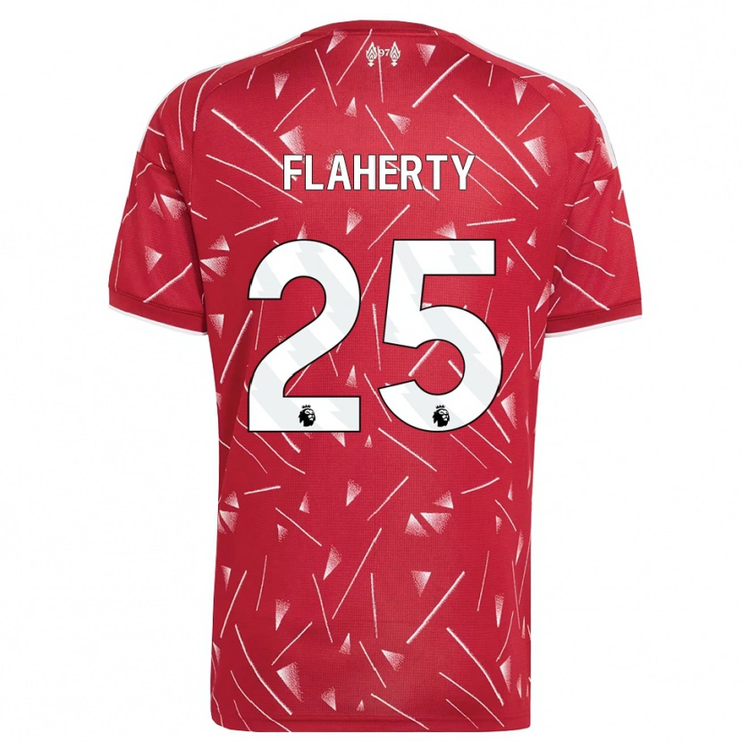 Danxen Donna Maglia Gilly Flaherty #25 Bianco Rosso Kit Gara Home 2026/27 Maglietta