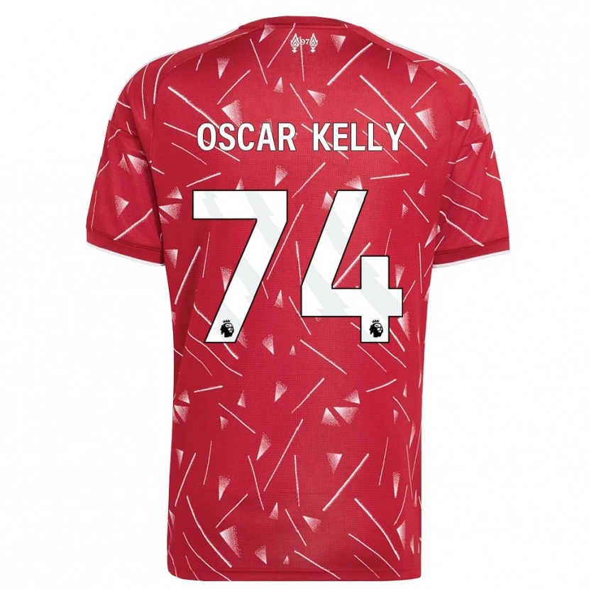 Danxen Donna Maglia Oscar Kelly #74 Bianco Rosso Kit Gara Home 2026/27 Maglietta