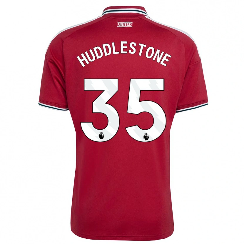 Danxen Donna Maglia Tom Huddlestone #35 Rosso Giallo Bianco Kit Gara Home 2026/27 Maglietta