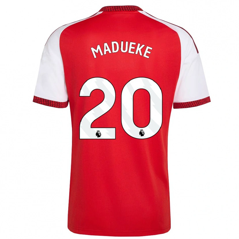 Danxen Donna Maglia Noni Madueke #20 Rosso Bianco Nero Kit Gara Home 2026/27 Maglietta