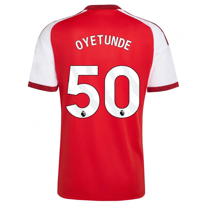 Danxen Donna Maglia Daniel Oyetunde #50 Rosso Bianco Nero Kit Gara Home 2026/27 Maglietta