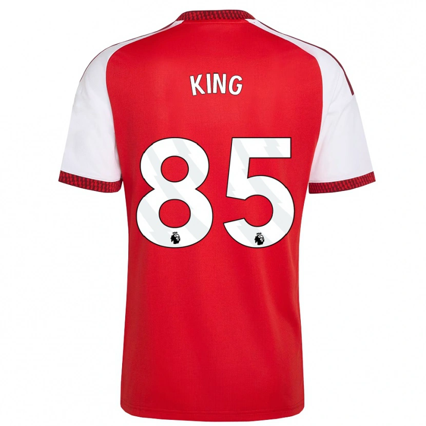 Danxen Donna Maglia Josiah King #85 Rosso Bianco Nero Kit Gara Home 2026/27 Maglietta