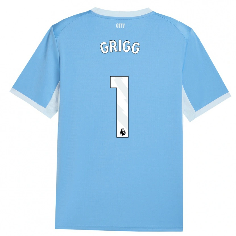 Danxen Donna Maglia Finley Grigg #1 Azzurro Chiaro Bianco Kit Gara Home 2026/27 Maglietta