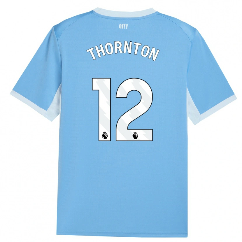 Danxen Donna Maglia Archie Thornton #12 Azzurro Chiaro Bianco Kit Gara Home 2026/27 Maglietta