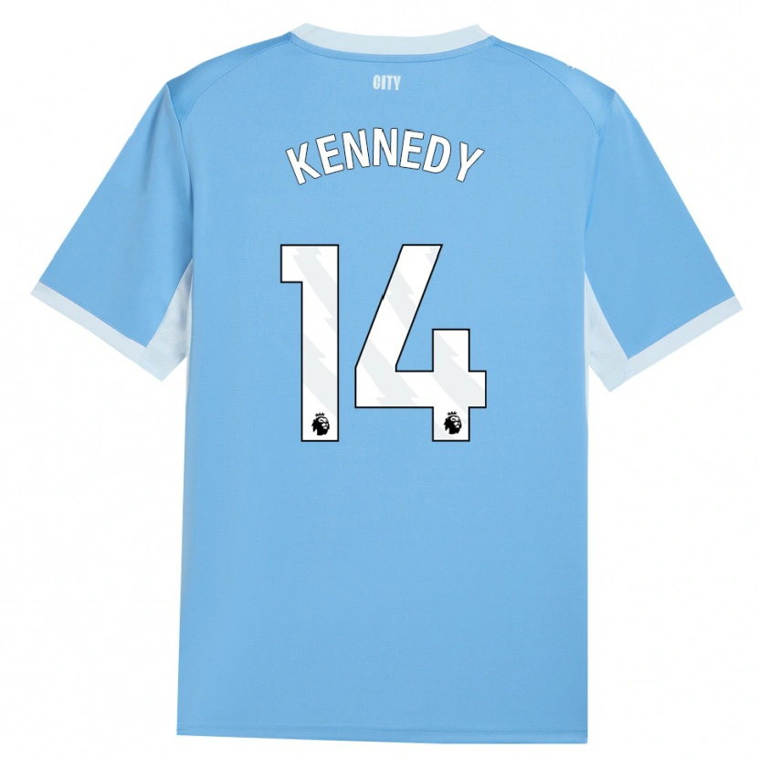 Danxen Donna Maglia Alanna Kennedy #14 Azzurro Chiaro Bianco Kit Gara Home 2026/27 Maglietta