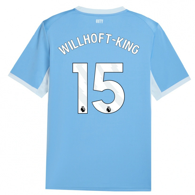 Danxen Donna Maglia Han Willhoft-King #15 Azzurro Chiaro Bianco Kit Gara Home 2026/27 Maglietta