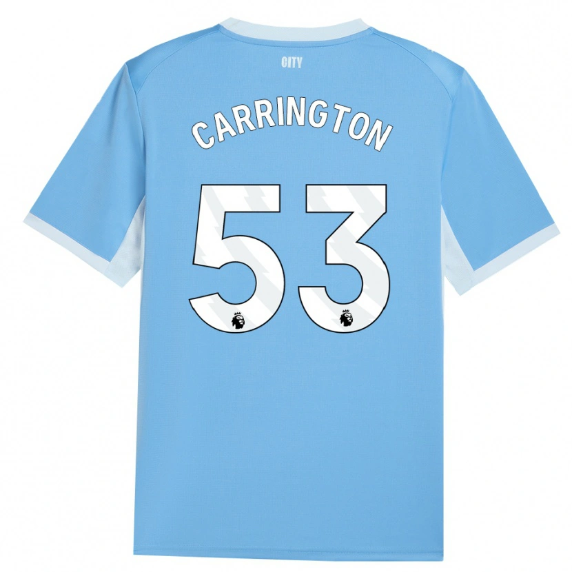 Danxen Donna Maglia Ezra Carrington #53 Azzurro Chiaro Bianco Kit Gara Home 2026/27 Maglietta