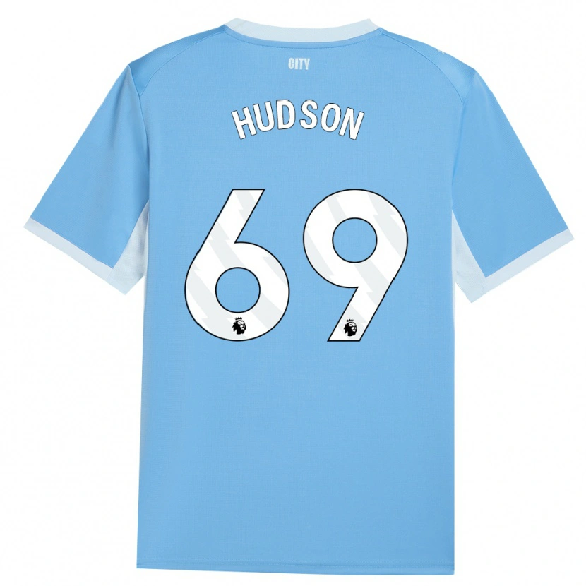 Danxen Donna Maglia Max Hudson #69 Azzurro Chiaro Bianco Kit Gara Home 2026/27 Maglietta