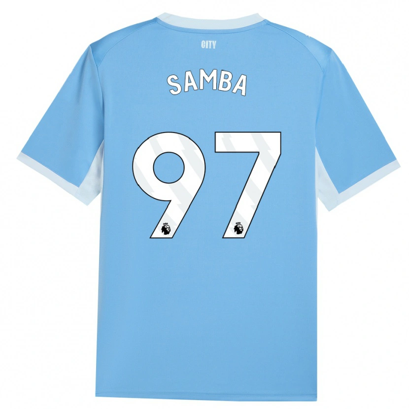 Danxen Donna Maglia Tyrone Samba #97 Azzurro Chiaro Bianco Kit Gara Home 2026/27 Maglietta