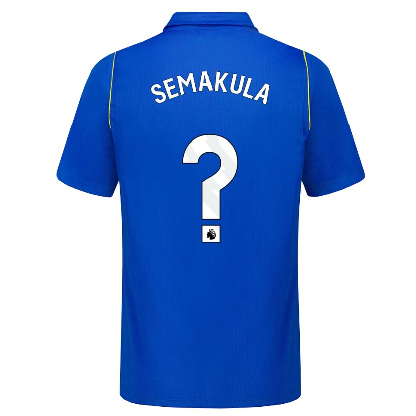 Danxen Donna Maglia Eliah Semakula #0 Blu Giallo Kit Gara Home 2026/27 Maglietta