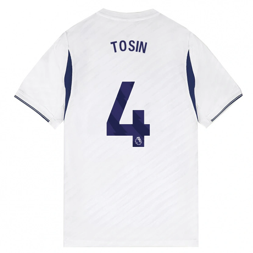 Danxen Donna Maglia Tosin Adarabioyo #4 Bianco Rosso Viola Kit Gara Home 2026/27 Maglietta