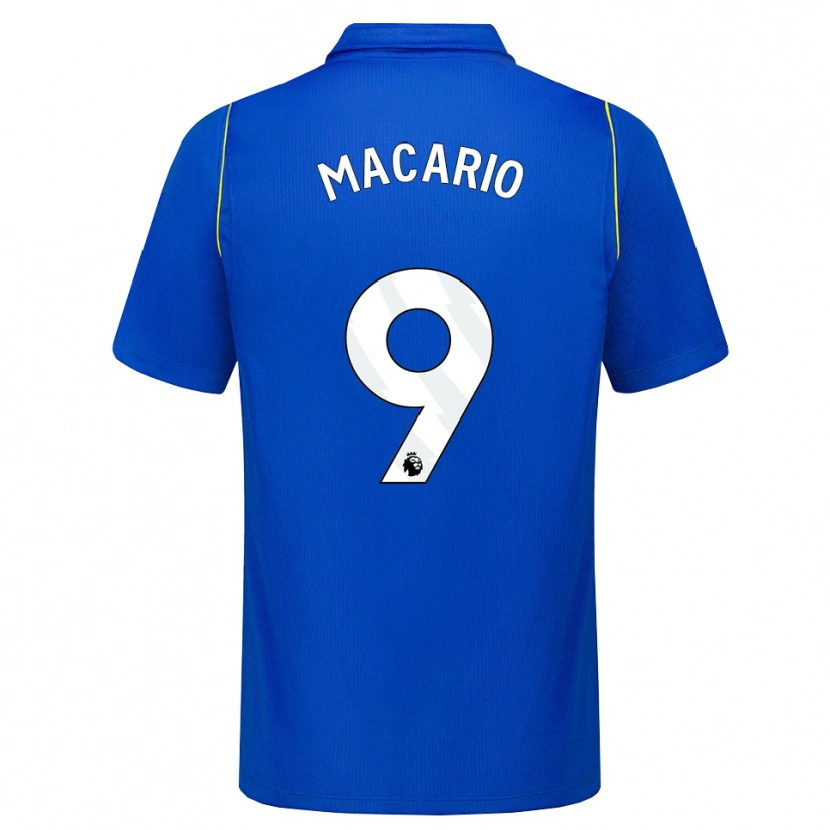 Danxen Donna Maglia Catarina Macario #9 Blu Giallo Kit Gara Home 2026/27 Maglietta