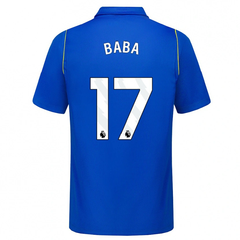 Danxen Donna Maglia Abdul-Rahman Baba #17 Blu Giallo Kit Gara Home 2026/27 Maglietta