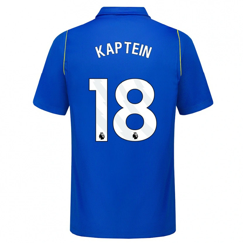 Danxen Donna Maglia Wieke Kaptein #18 Blu Giallo Kit Gara Home 2026/27 Maglietta