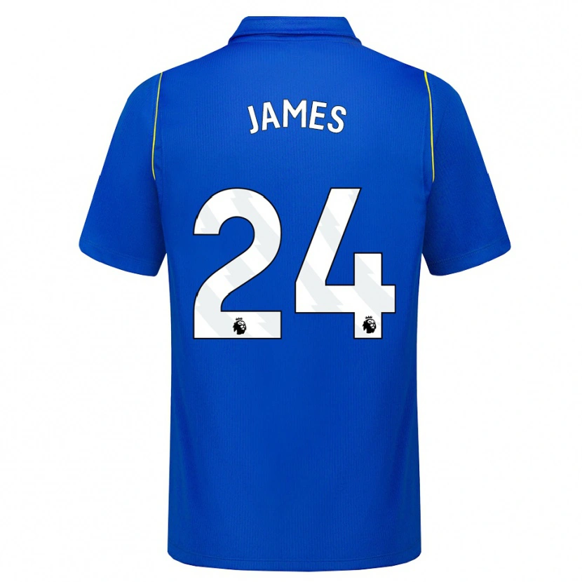 Danxen Donna Maglia Reece James #24 Blu Giallo Kit Gara Home 2026/27 Maglietta