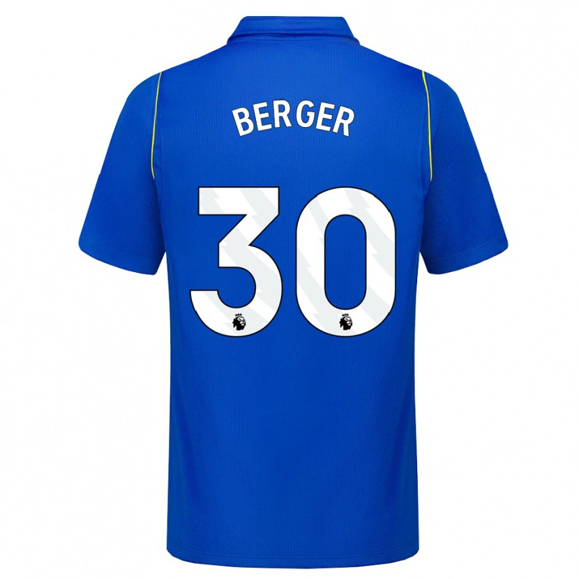 Danxen Donna Maglia Ann-Katrin Berger #30 Blu Giallo Kit Gara Home 2026/27 Maglietta