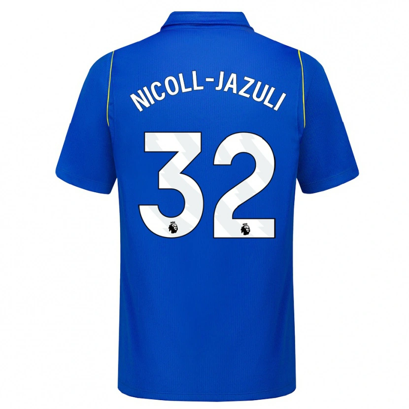 Danxen Donna Maglia Mahdi Nicoll-Jazuli #32 Blu Giallo Kit Gara Home 2026/27 Maglietta