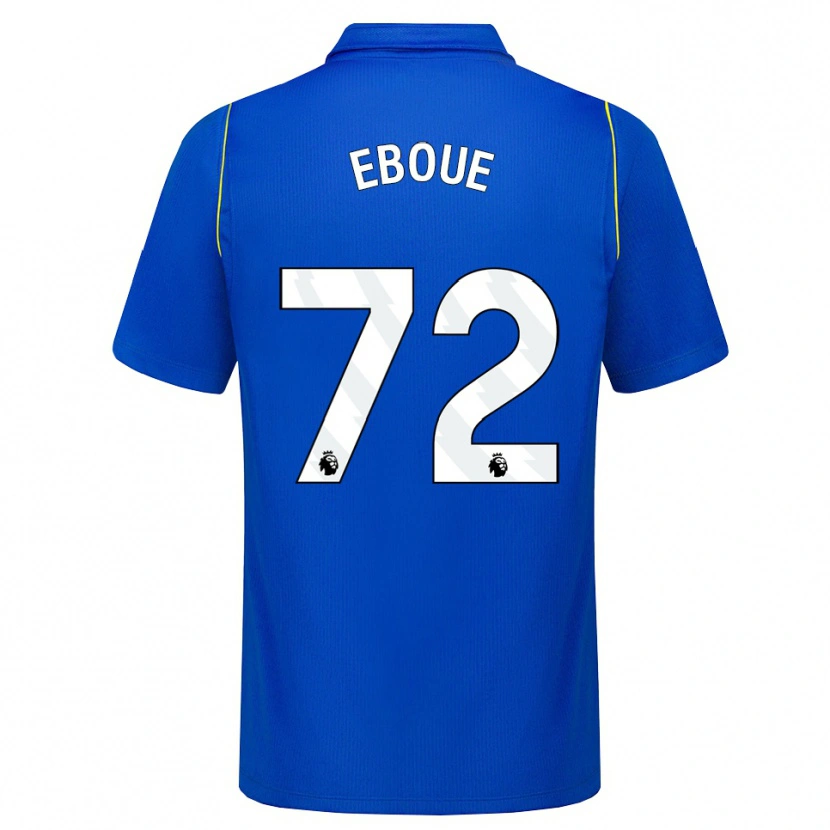 Danxen Donna Maglia Mathis Eboué #72 Blu Giallo Kit Gara Home 2026/27 Maglietta
