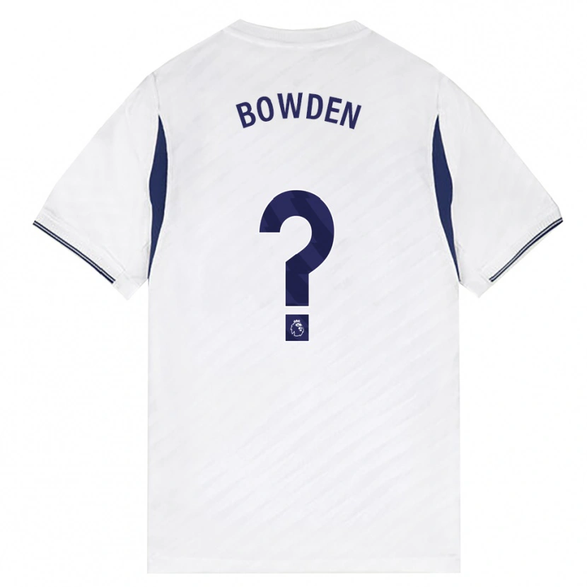 Danxen Donna Maglia Jamie Bowden #0 Bianco Rosso Viola Kit Gara Home 2026/27 Maglietta