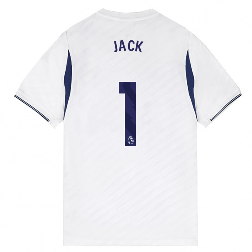 Danxen Donna Maglia Mikel Jack #1 Bianco Rosso Viola Kit Gara Home 2026/27 Maglietta