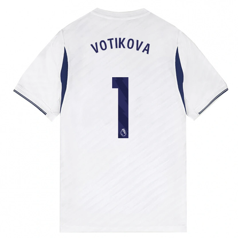 Danxen Donna Maglia Barbora Votíková #1 Bianco Rosso Viola Kit Gara Home 2026/27 Maglietta