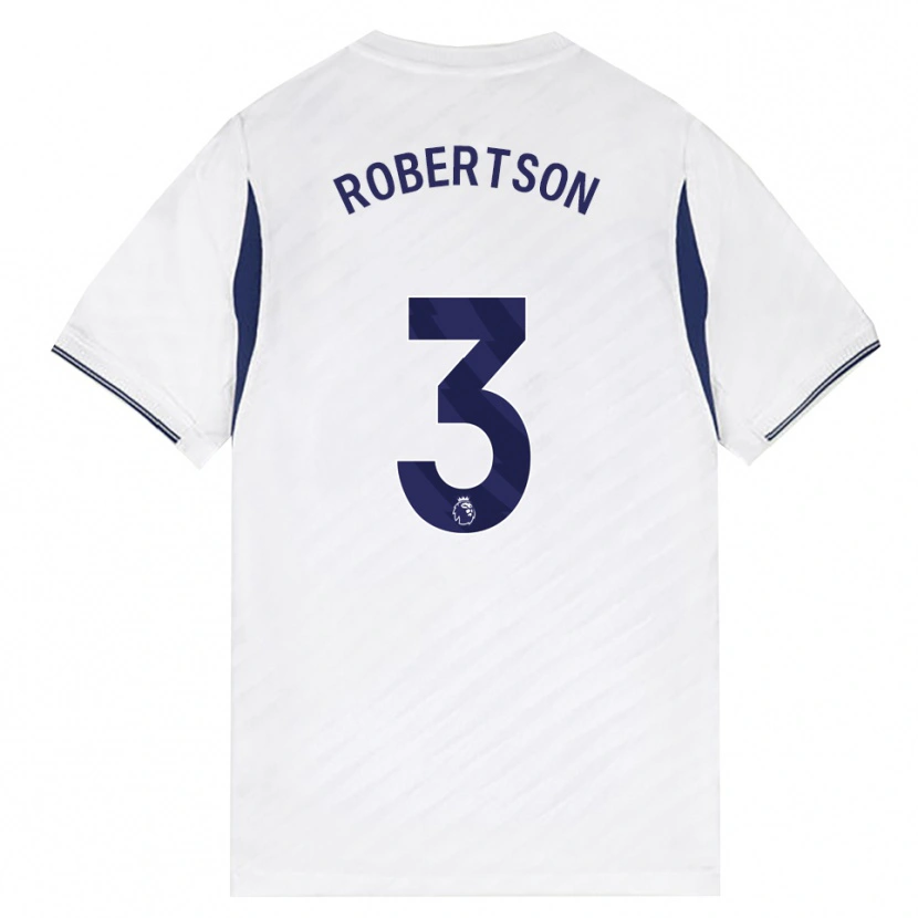 Danxen Donna Maglia Andrew Robertson #3 Bianco Rosso Viola Kit Gara Home 2026/27 Maglietta