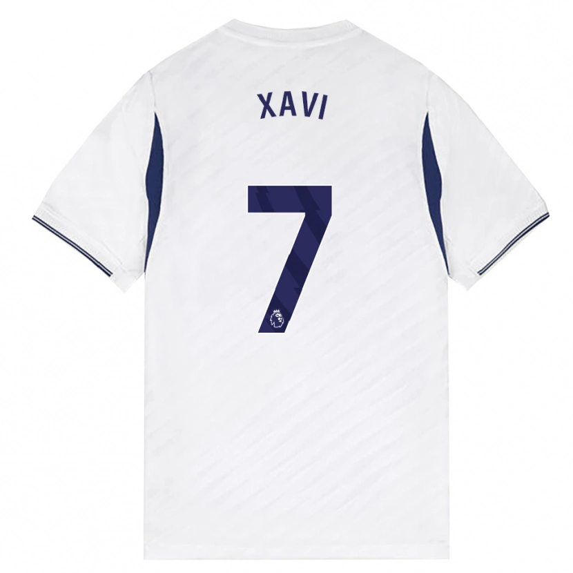 Danxen Donna Maglia Xavi Simons #7 Bianco Rosso Viola Kit Gara Home 2026/27 Maglietta