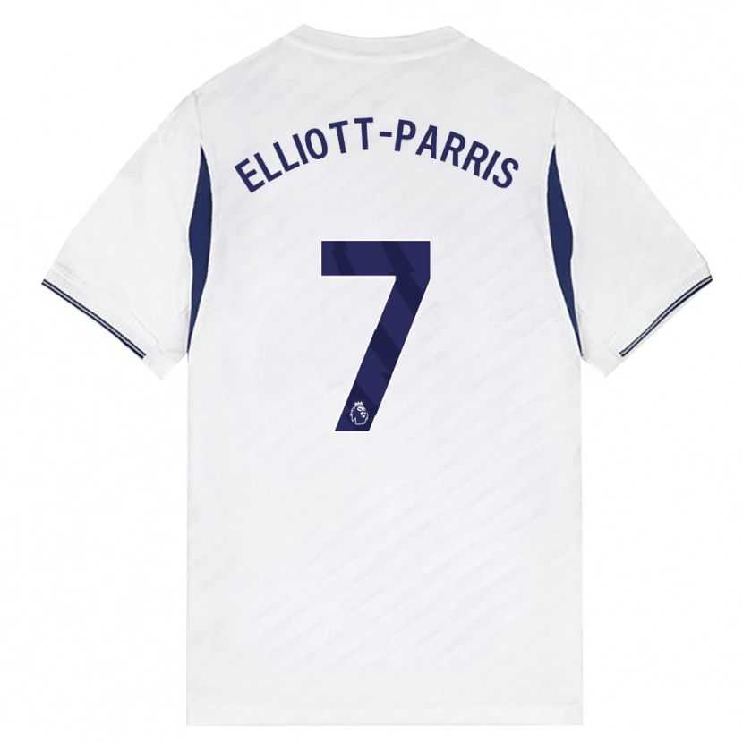 Danxen Donna Maglia Reiss Elliott-Parris #7 Bianco Rosso Viola Kit Gara Home 2026/27 Maglietta