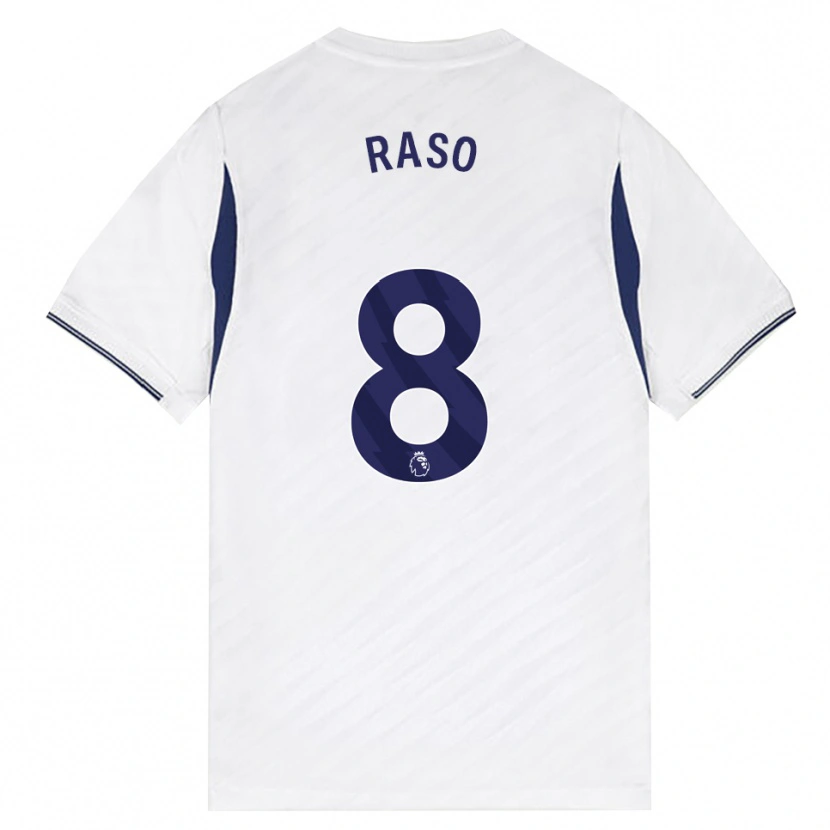 Danxen Donna Maglia Hayley Raso #8 Bianco Rosso Viola Kit Gara Home 2026/27 Maglietta