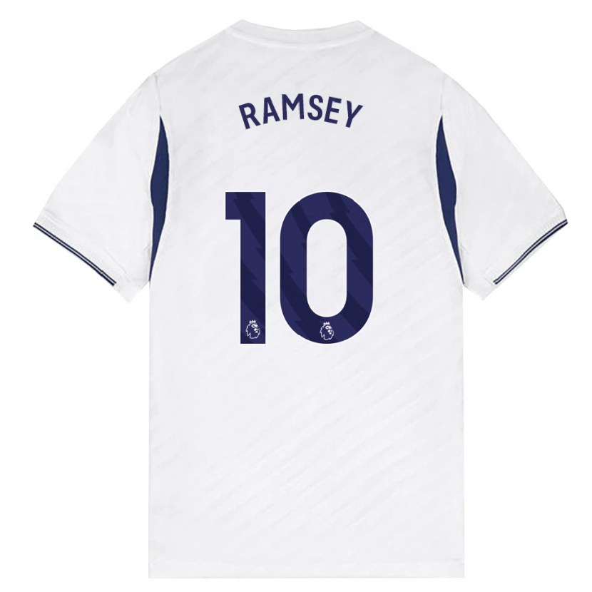 Danxen Donna Maglia Cole Ramsey #10 Bianco Rosso Viola Kit Gara Home 2026/27 Maglietta