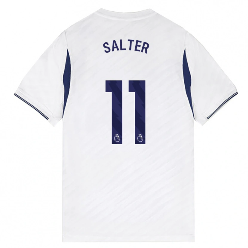 Danxen Donna Maglia Oliver Salter #11 Bianco Rosso Viola Kit Gara Home 2026/27 Maglietta