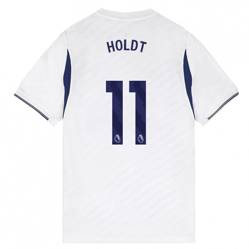 Danxen Donna Maglia Olivia Holdt #11 Bianco Rosso Viola Kit Gara Home 2026/27 Maglietta