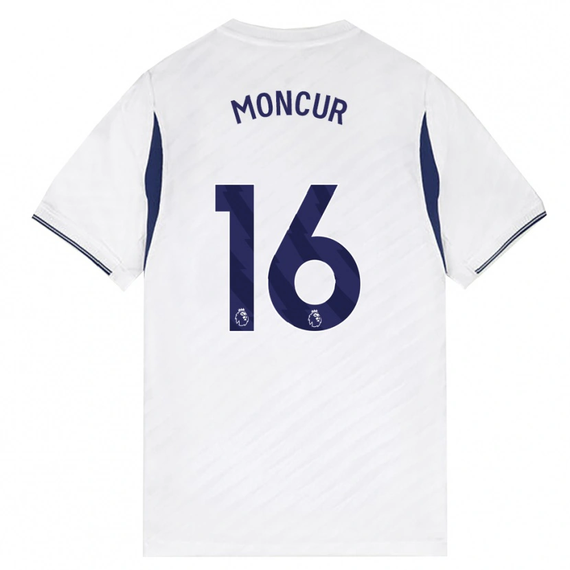 Danxen Donna Maglia Ronny Moncur #16 Bianco Rosso Viola Kit Gara Home 2026/27 Maglietta