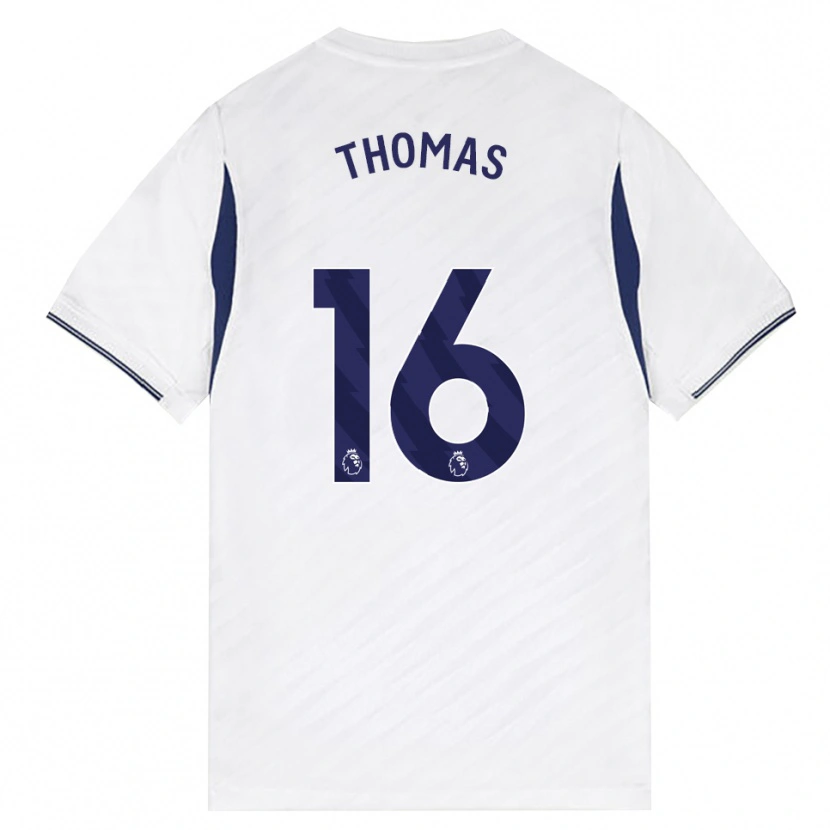 Danxen Donna Maglia Cameron Thomas #16 Bianco Rosso Viola Kit Gara Home 2026/27 Maglietta