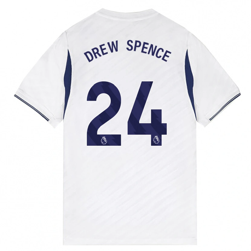 Danxen Donna Maglia Drew Spence #24 Bianco Rosso Viola Kit Gara Home 2026/27 Maglietta