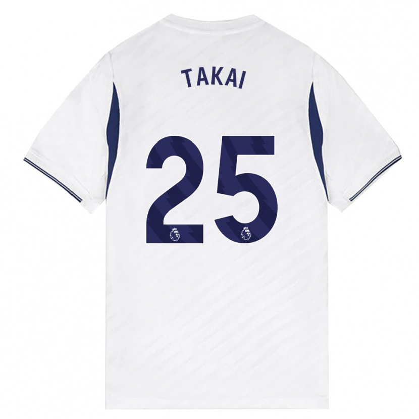 Danxen Donna Maglia Kota Takai #25 Bianco Rosso Viola Kit Gara Home 2026/27 Maglietta