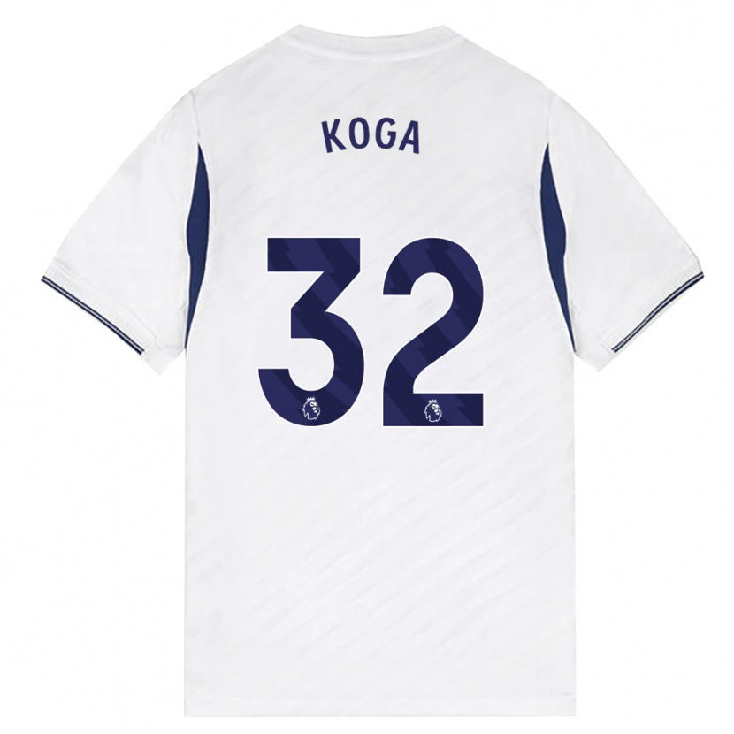 Danxen Donna Maglia Tōko Koga #32 Bianco Rosso Viola Kit Gara Home 2026/27 Maglietta