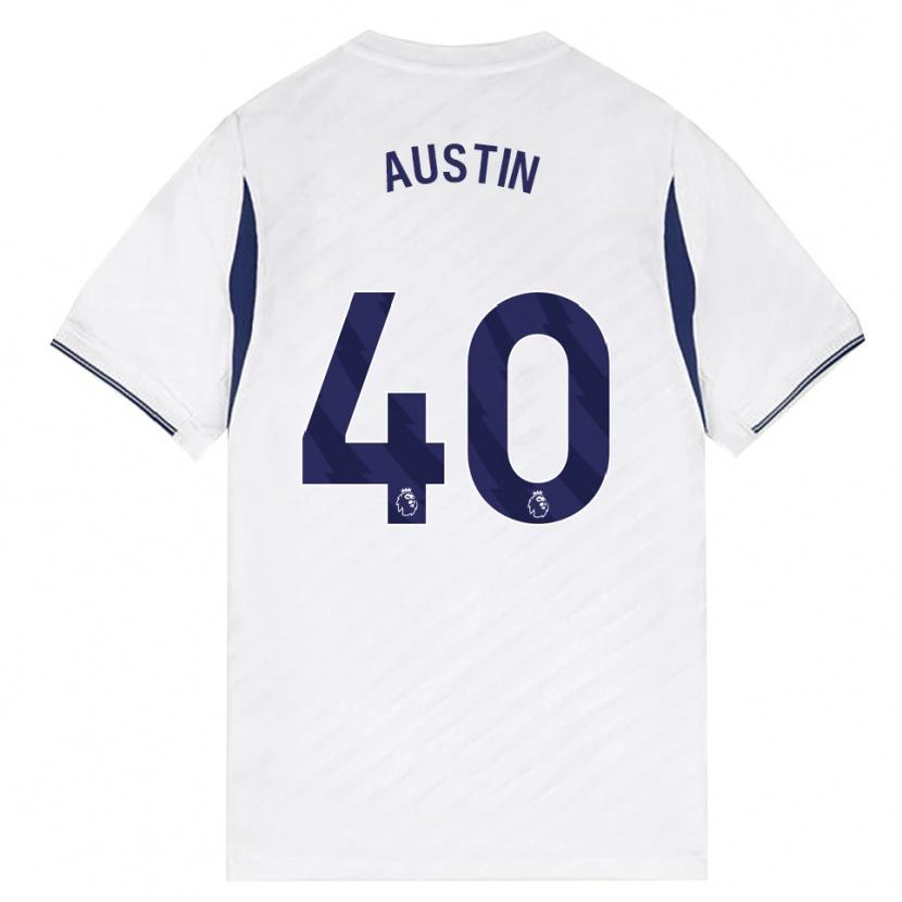 Danxen Donna Maglia Brandon Austin #40 Bianco Rosso Viola Kit Gara Home 2026/27 Maglietta