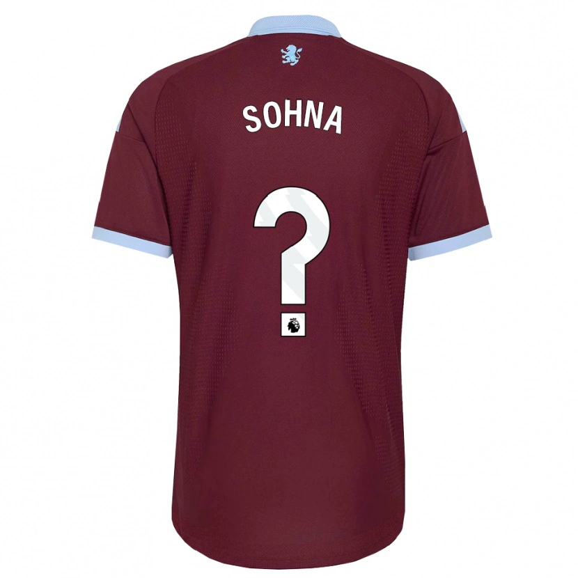 Danxen Donna Maglia Myles Sohna #0 Blu Fiordaliso Borgogna Kit Gara Home 2026/27 Maglietta