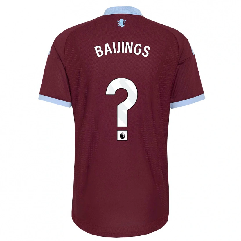 Danxen Donna Maglia Jill Baijings #0 Blu Fiordaliso Borgogna Kit Gara Home 2026/27 Maglietta