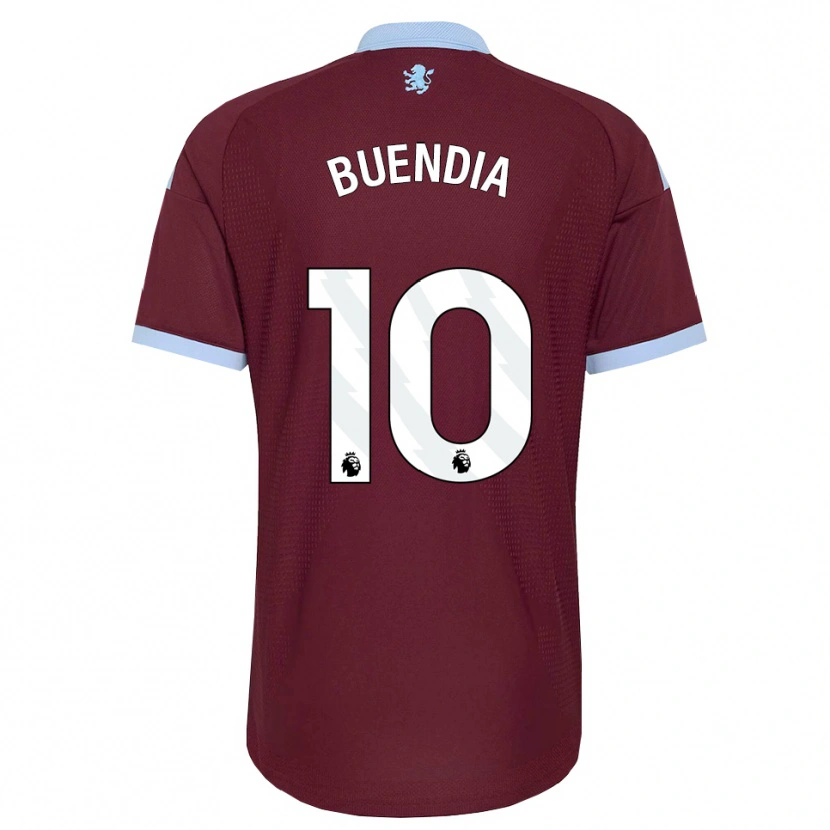 Danxen Donna Maglia Emiliano Buendía #10 Blu Fiordaliso Borgogna Kit Gara Home 2026/27 Maglietta