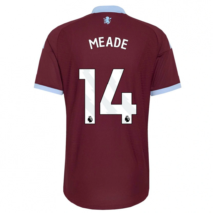 Danxen Donna Maglia Markie Meade #14 Blu Fiordaliso Borgogna Kit Gara Home 2026/27 Maglietta
