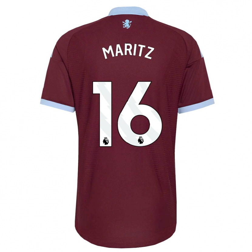 Danxen Donna Maglia Noelle Maritz #16 Blu Fiordaliso Borgogna Kit Gara Home 2026/27 Maglietta