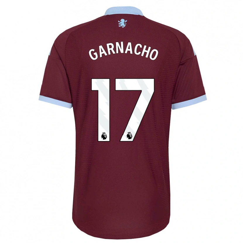 Danxen Donna Maglia Alejandro Garnacho #17 Blu Fiordaliso Borgogna Kit Gara Home 2026/27 Maglietta