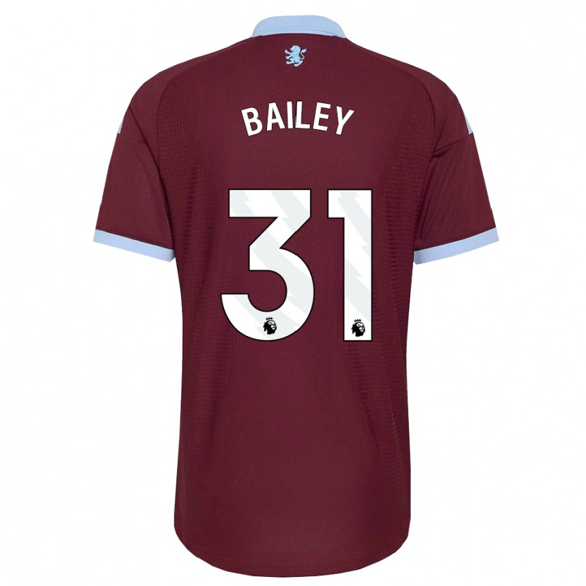 Danxen Donna Maglia Leon Bailey #31 Blu Fiordaliso Borgogna Kit Gara Home 2026/27 Maglietta